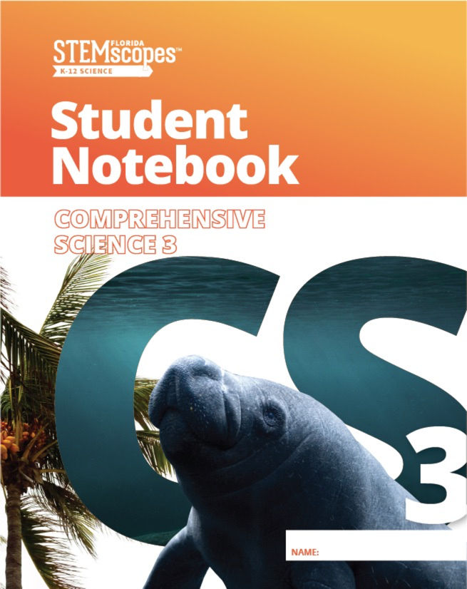 Comprehensive Science 3 — Student Notebook |  Click to enlarge