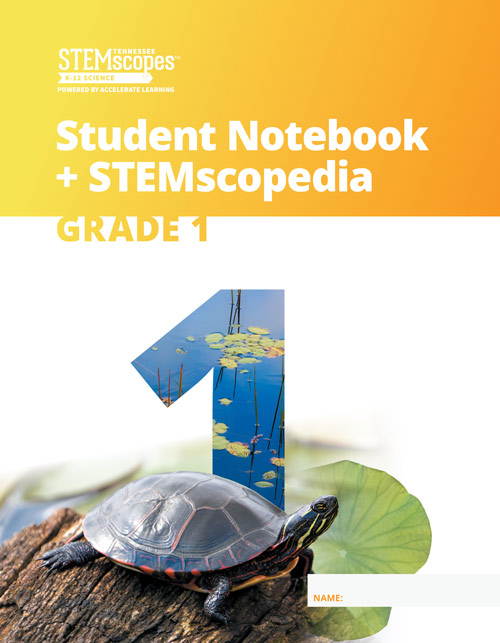 Grade 1 - Student Notebook + STEMscopedia |  Click to enlarge