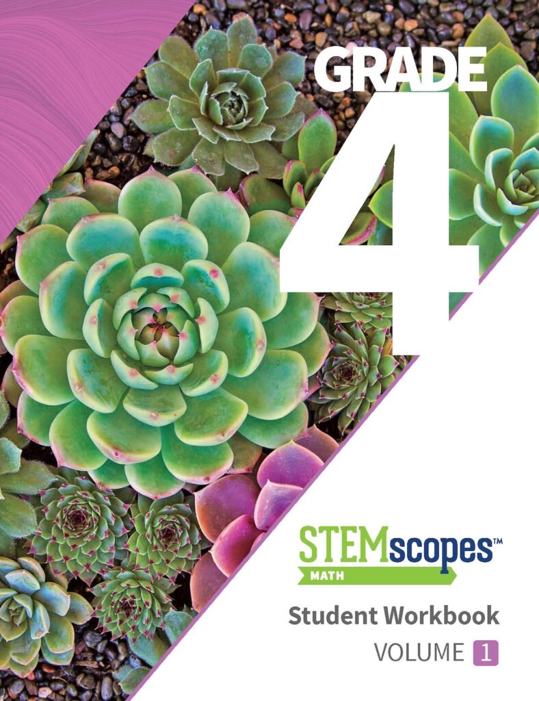 STEMscopes Math National Grade 4 Student Workbook Cover
