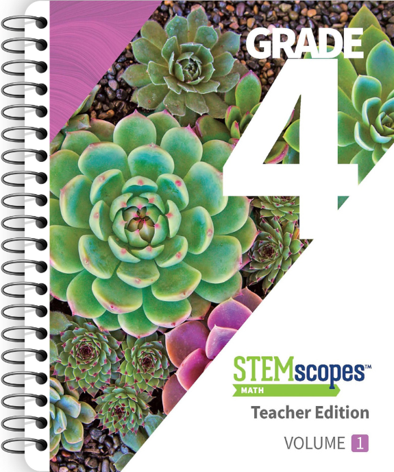 STEMscopes Math National Grade 4 Teacher Edition Cover