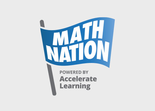 Math Nation Powered by Accelerate Learning Logo