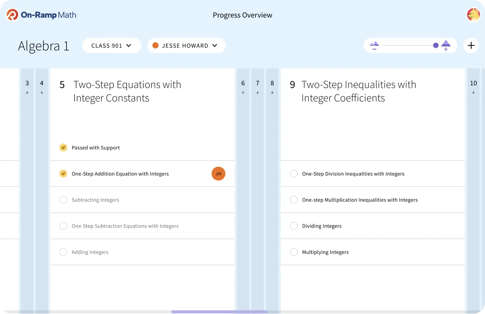 Student Progress Overview — Student Progress Overview