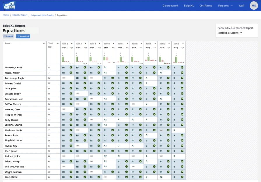 screenshot of math problems in Spanish