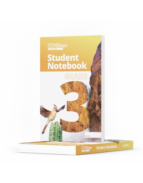 Grade 3 - Student Notebook |  Click to enlarge