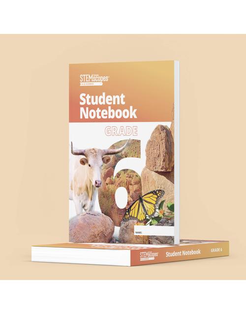 Grade 6 - Student Notebook |  Click to enlarge